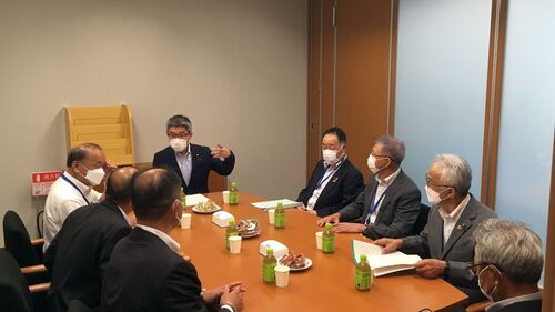 湯梨浜町長、議員陳情